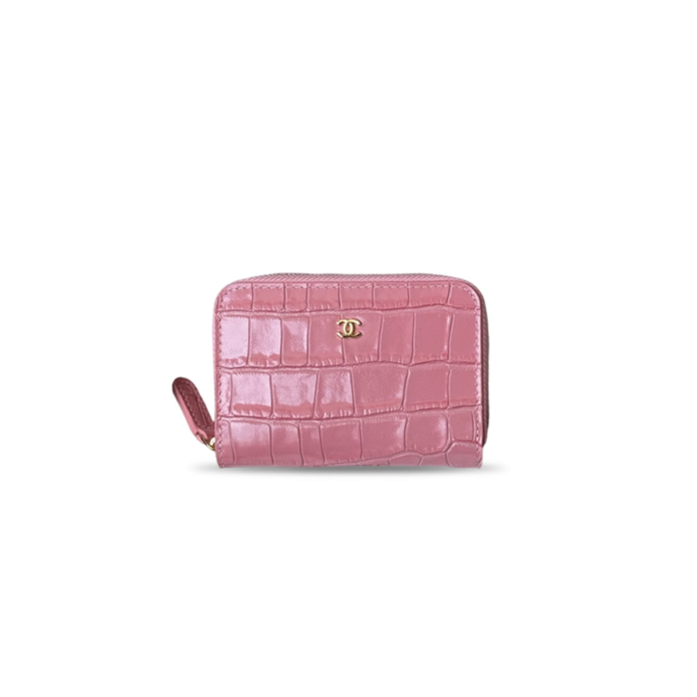 CHANEL CALFSKIN LIZARD EMBOSSED CROCOCO COIN PURSE AP5189 (11*8.5*4.5m)